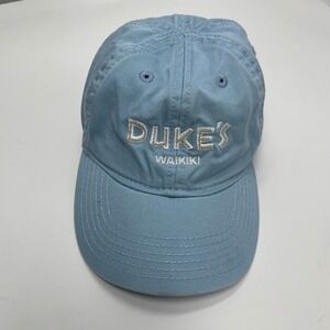 Legacy Duke's Waikiki Hawaii Baseball Cap Lt Blue Cotton Dad Hat Kids Toddler OS
